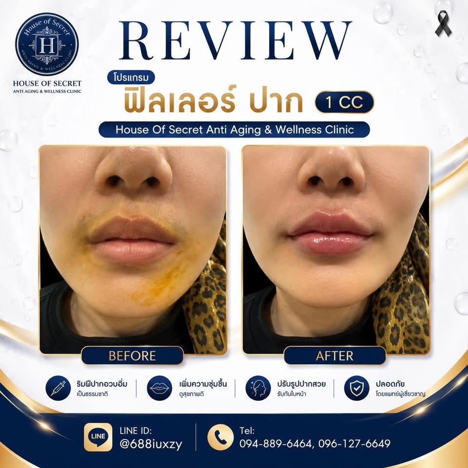 ฟิลเลอร์ปาก 2cc ปรับลุคเซ็กซี่ขั้นสุด